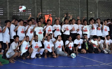 Orang Muda Ganjar Gelar Kompetisi Futsal Sekaligus Edukasi Politik di Kulonprogo