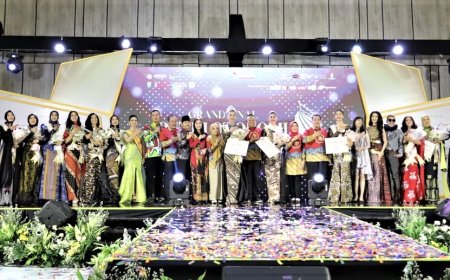 Wakil Minahasa Utara Meraih Putri Otonomi Indonesia 2023