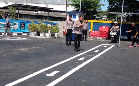 Ujian Praktik SIM C, Polres Bantul Menghapus Zig-zag dan Angka Delapan