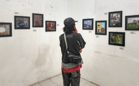 Siswa Sanggar Anak Alam Pamer Karya di Galeri Pematung Yusman