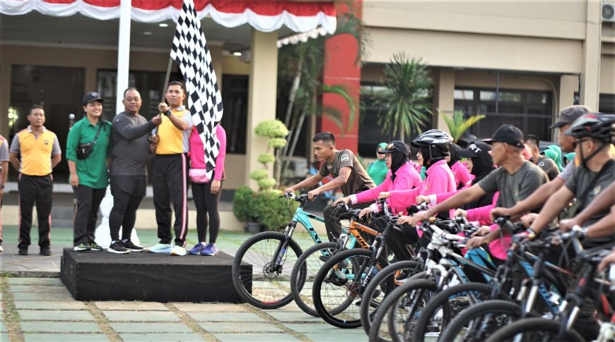 Olahraga Bersama TNI-Polri, Solidkan Sinergitas Menjelang Pemilu
