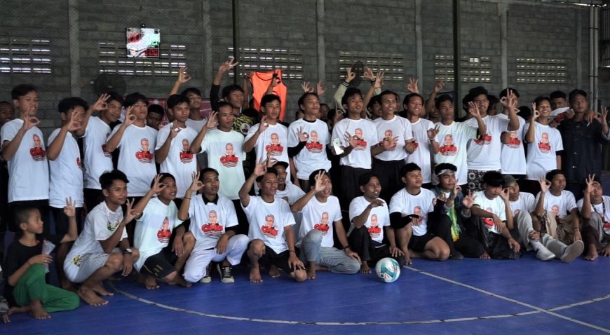 Orang Muda Ganjar Gelar Kompetisi Futsal Sekaligus Edukasi Politik di Kulonprogo