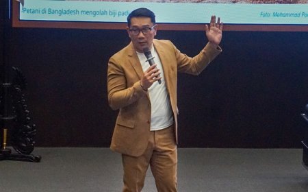 Ridwan Kamil Ajak Anak Muda Kurangi Jejak Karbon