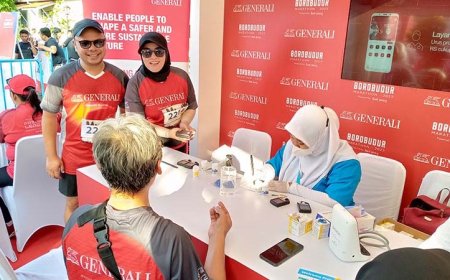 Dukung Gaya Hidup Sehat, Generali Hadirkan Medical Check Up Gratis di Friendship Run Yogyakarta