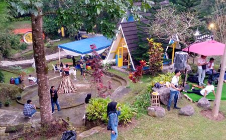 Ngadem di Rumah Matahari, Bonusnya Berbeque, Api Unggun hingga Ngacemp di Tenda dan Ngejip