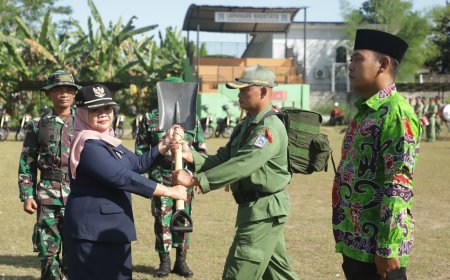TMMD Sengkuyung II, Bupati Ajak Gotong Royong Membangun Perekonomian