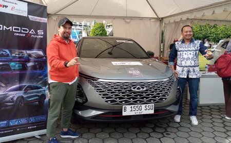 Hadiri GPFE di JEC Jogja, Chery Mengusung Tiga Mobil Premium Andalan