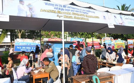 Pedagang Nasi Penggel Peroleh Berkah, Pesta Rakyat Ngundhuh Mantu Bupati Kebumen