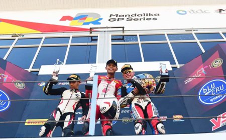 Astra Honda Kuasai Podium Kelas Bergengsi Mandalika Racing Series