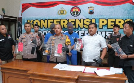 Polisi Ringkus Tiga Pengguna Sabu, Pengedar Buron