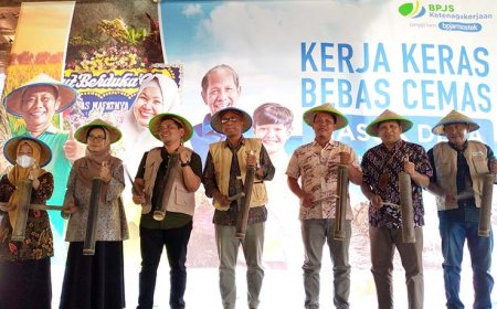 Menyasar 392 Kalurahan, BPJS Ketenagakerjaan Kampanyekan Kerja Keras Bebas Cemas Masuk Desa di Breksi