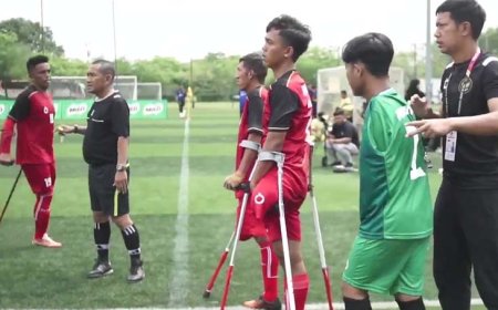 Pesepakbola Timnas U-23 Amputasi Karyawan BPBD Kebumen