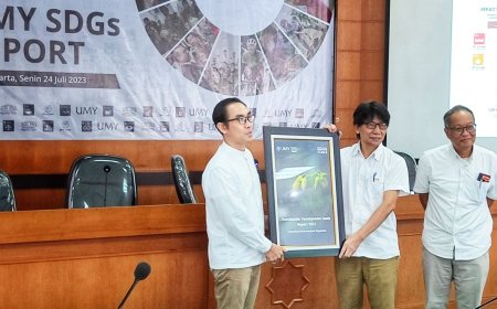 Bukti Wujudkan Kesejahteraan Dunia, UMY Meluncurkan Buku SDGs Report