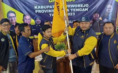 Muhammad Rafli Firmansyah Ketua AMPI Purworejo 2023-2028, Angkat Popularitas Golkar