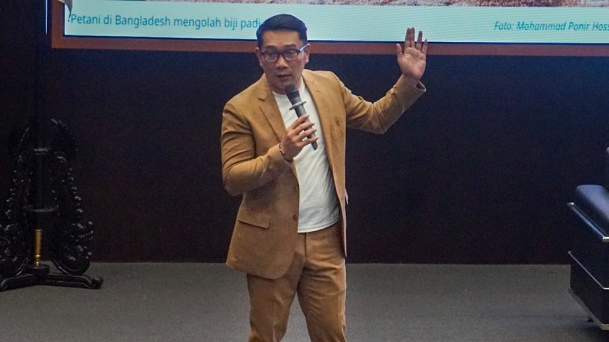 Ridwan Kamil Ajak Anak Muda Kurangi Jejak Karbon