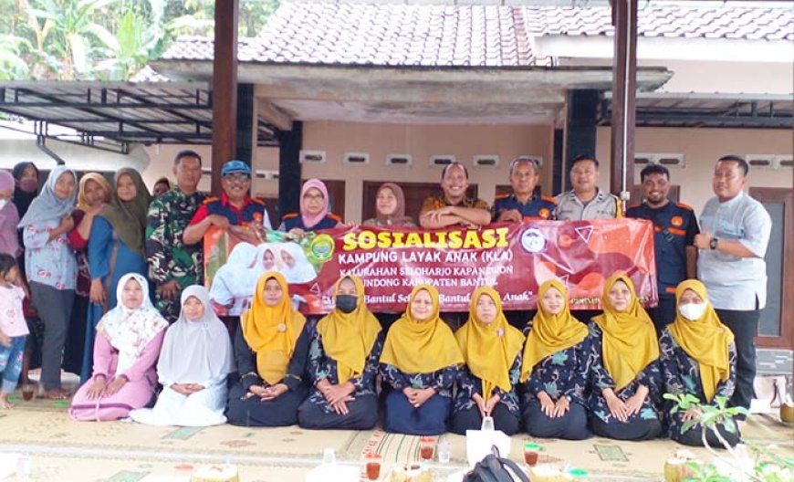 Bersiap Jadi Kampung Ramah Anak, Padukuhan di Seloharjo Diberi Ruang Bermain Anak