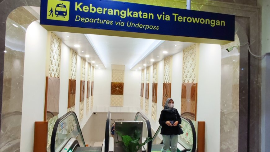 Tingkatkan Keselamatan Pelanggan, Underpass Stasiun Yogyakarta Diresmikan