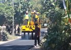 Rusak Parah, Jalan Mangiran - Srandakan Bantul Mulai Diaspal