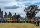 Peringati HUT RI ke 78, Ditlantas Polda DIY Gelar Upacara Bersama Ojol 