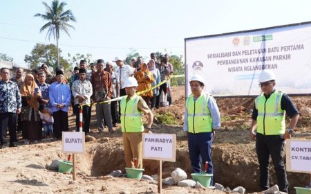Gunung Api Purba Nglanggeran Dilengkapi Taman Parkir Megah
