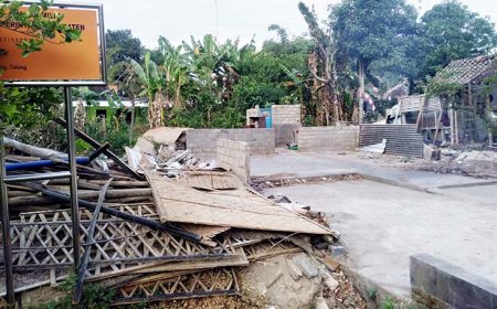 Mengalah, Pedagang Eks Pasar Tulung Rela Pindah Tempat
