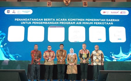 Sleman Mengembangkan Program Air Minum Perkotaan