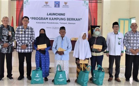 Menanggulangi Kemiskinan, Baznas Launching Program Kampung Berkah