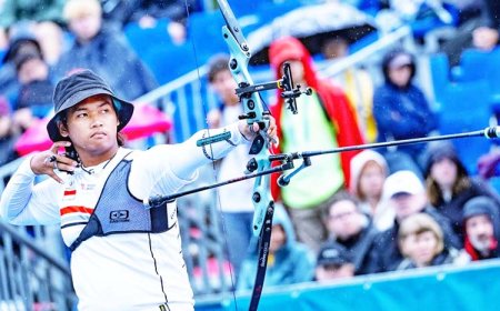 Berlaga di Hantam Hujan dan Angin, Arief Raih Tiket Olimpiade Paris 2024