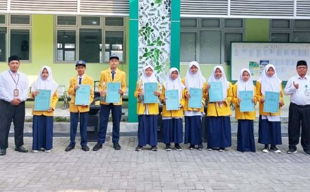 Taekwondo MTsN 9 Borong Medali Kejurnas Bhayangkara Presisi