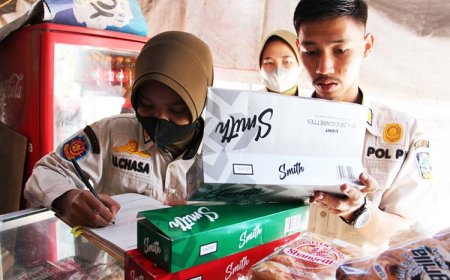 Bea Cukai DIY Sita 1333 Batang Rokok Tanpa Pita Cukai di Sleman