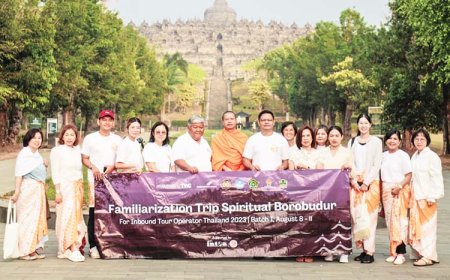 Wujudkan Borobudur sebagai Destinasi Spiritual Tourism, InJourney Group Selenggarakan “Familiarization Trip Spiritual Borobudur”
