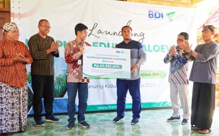 Hamparan Lidah Buaya Jadi Kampung Wisata Edukasi Aloevera