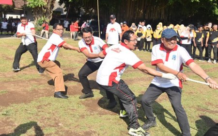 Memupuk Kekompakan, ASN Pemkab Sleman Mengikuti Lomba HUT ke-78 RI