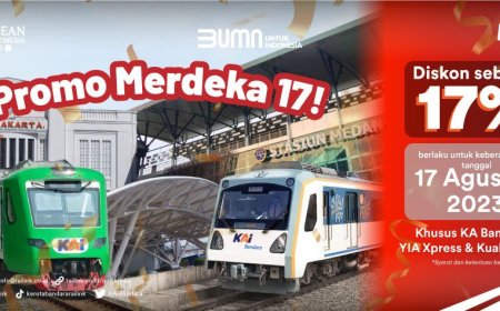 Promo Merdeka 17 untuk Kereta Bandara Yogyakarta dan Medan