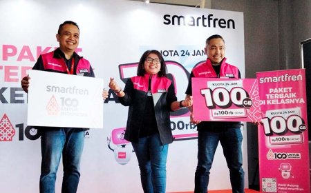Smartfren Perkenalkan Paket 100 GB Rp 100 Ribu, Generasi Digital Bebas Berkarya