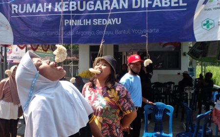 Keluarga Difabel Ikut Merayakan Kemerdekaan