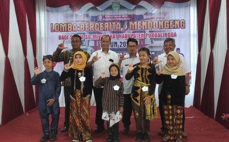 SDN 1 Pengalusan Juara 1 Lomba Bercerita se-Kabupaten Purbalingga