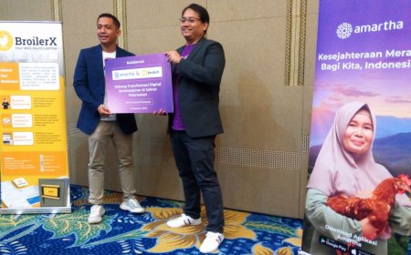 Kolaborasi dengan BroilerX, Amartha Menyalurkan Modal Produktif untuk Peternak Unggas di Jawa