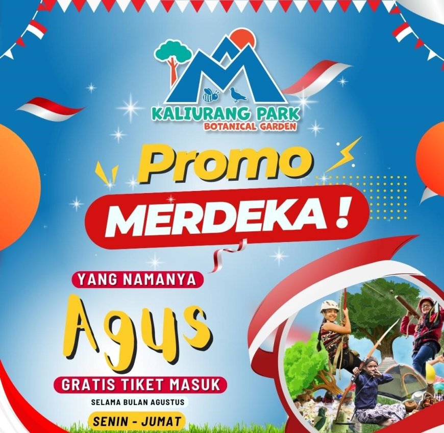 Bernama Agus Bebas Tiket, Promo Merdeka Kaliurang Park