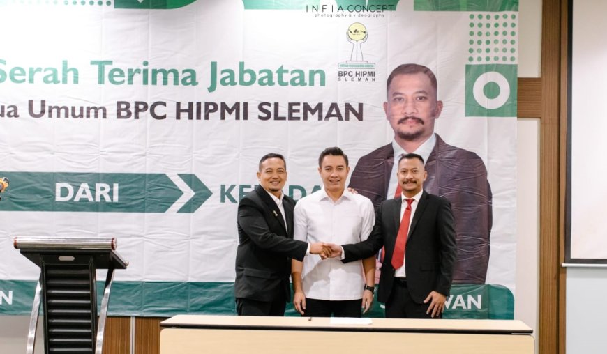 Adit Setiawan Dilantik Jadi Ketua Umum HIPMI Sleman yang Baru