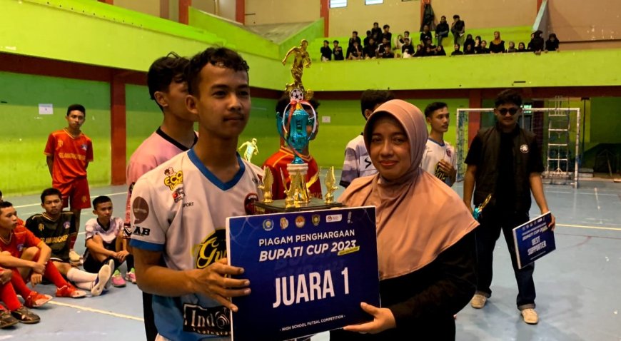 SMK Pancasila 1 Purworejo Juara Turnamen Futsal Bupati Cup 2023
