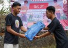 Ganjar Milenial Kerja Bakti Bareng Warga Desa Monggol Gunungkidul
