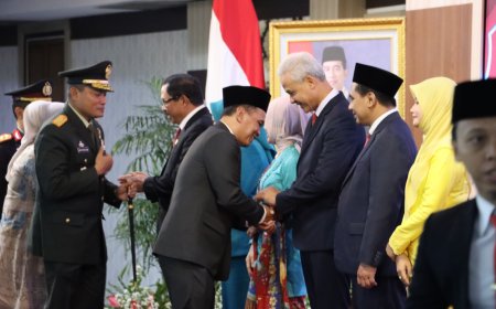 Sertijab Gubernur, DPRD Jateng Siap Mendukung Kinerja Nana Sudjana