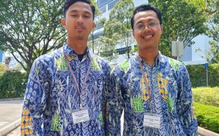 Dua Guru SMP dan SMA Al Mujahidin Dikirim ke Singapura