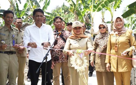 Bupati Resmikan Hasil Padat Karya di Tiga Lokasi