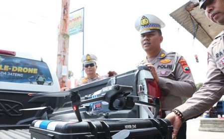Lima Menit ETLE Mobile Drone Diterbangkan Merekam 10 Pelanggaran Lalu Lintas