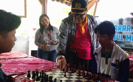 Kejuaraan Catur Bantul Moncer Cup 2023 Diikuti 24 Tim