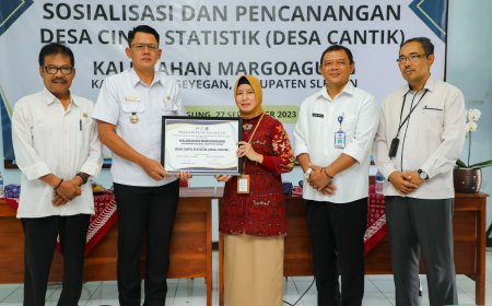 Kalurahan Margoagung Sleman Jadi Desa Cinta Statistik