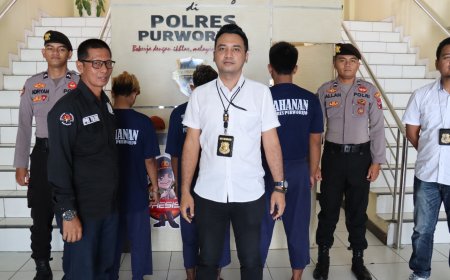 Polres Purworejo Tangkap Tiga Pencuri Gabah, Ketagihan Judi Slot