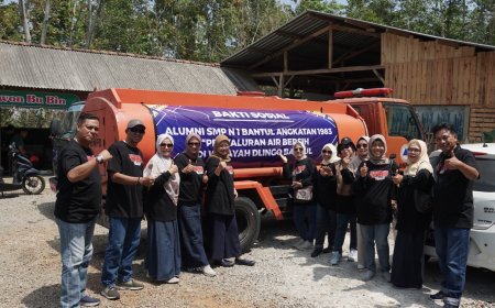 600 KK Warga Kalurahan Terong Bantul Krisis Air Bersih